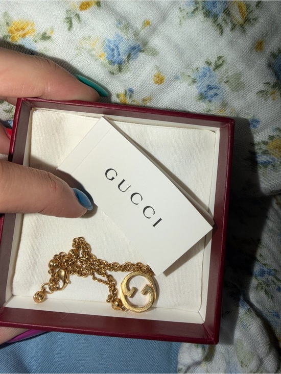 Gucci Jewelry - Gucci Gold Interlocking G Logo Pendant bracelet